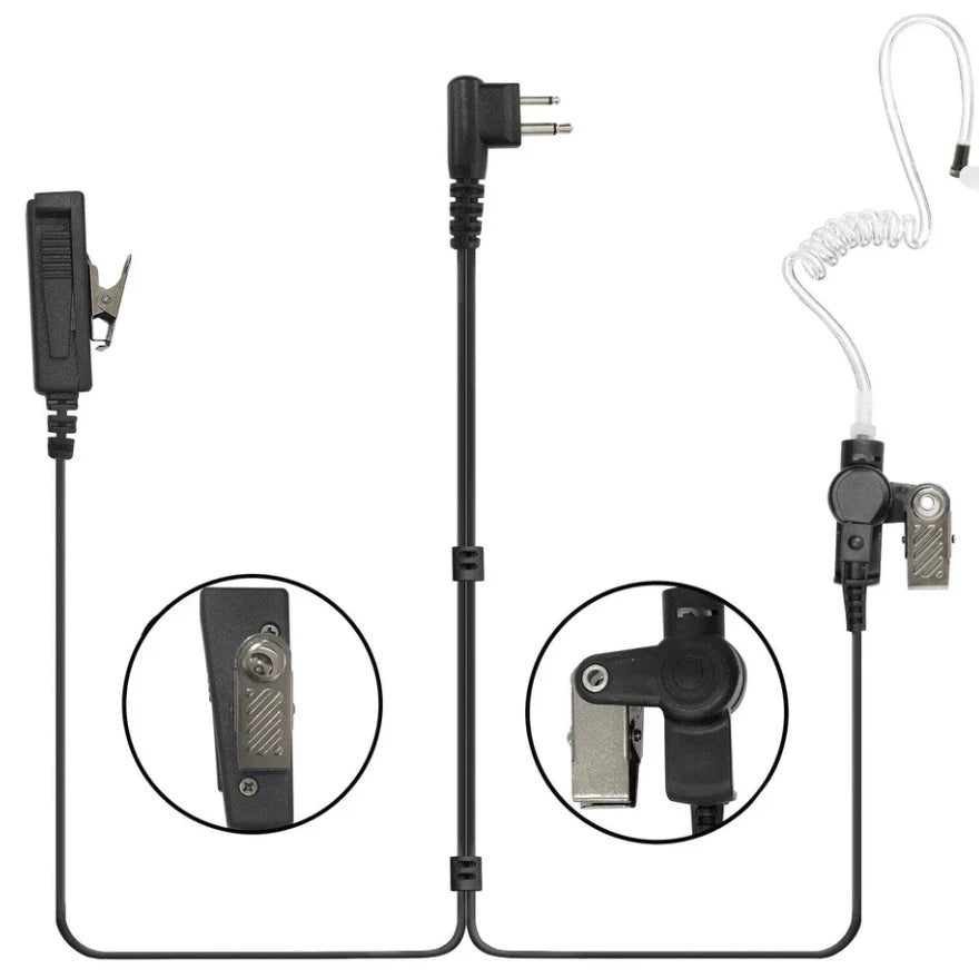 Earpiece Headset For Motorola CP200 CP200D PR400 GP300 Portable Radio